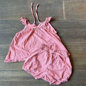 Tiny Giants Baby Toddler Girls Fiesta Pink Dress Sz 18-24 Months